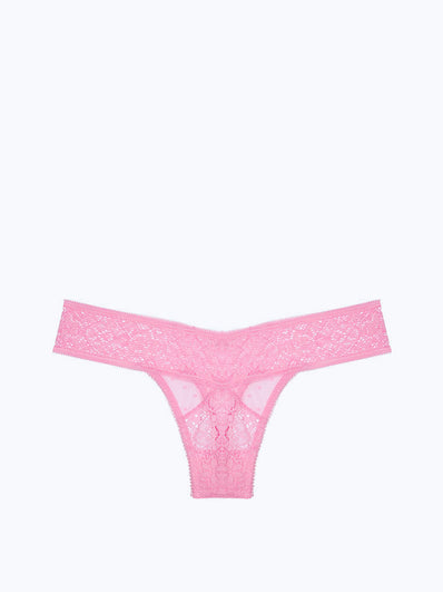 Dot Mesh Thong Panty