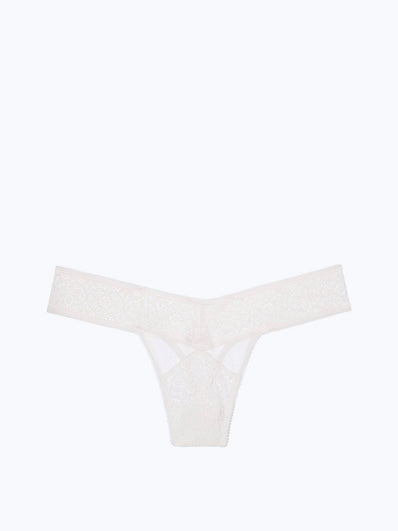 Dot Mesh Thong Panty