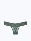 Dot Mesh Thong Panty